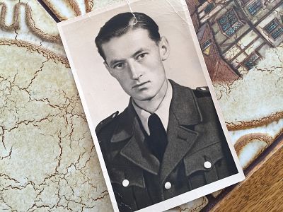 Paul Golz in his Wehrmacht uniform.