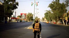 نیروهای کُرد برای مدت کوتاهی جاده اربیل-موصل را مسدود کردند