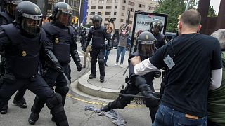 HRW denuncia que la policía hizo uso excesivo de la fuerza en Cataluña