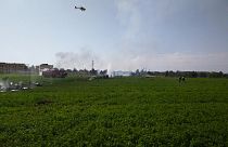 Mortal accidente de avión tras el desfile del 12-O