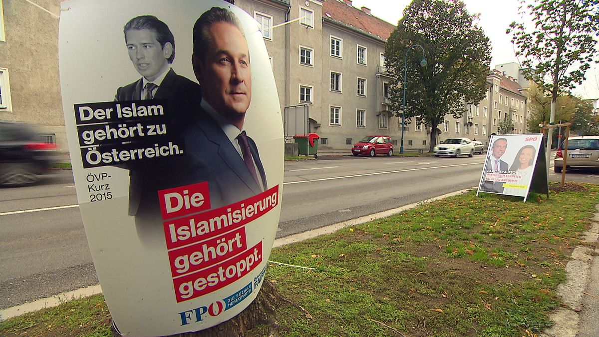 Austria se prepara para la presumible victoria de Sebastian Kurz