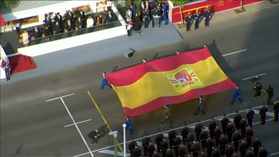 عرض عسكري بمناسبة اليوم الوطني لإسبانيا