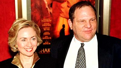 Hillary Clinton 'shocked and appalled' at Harvey Weinstein claims