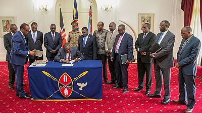 Kenya's president signs electoral reform bill, provides over $100m for fresh polls