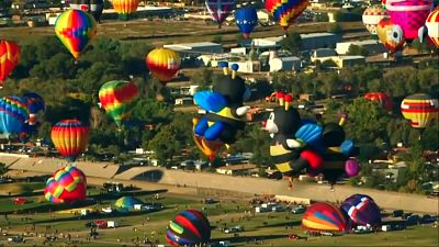 Meksika'da göz kamaştıran balon festivali
