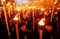 Nacionalista demonstráció Kijevben