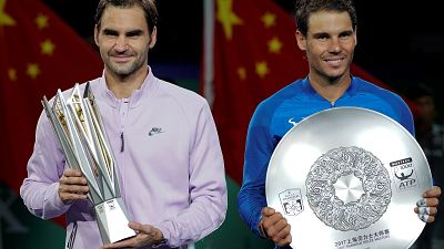 Federer beats Nadal to clinch Shanghai Masters, as Sharapova wins first title since drug ban