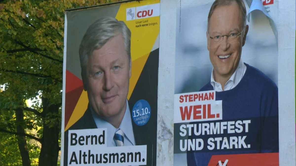 Hochrechnung Niedersachsen: SPD klar vorn
