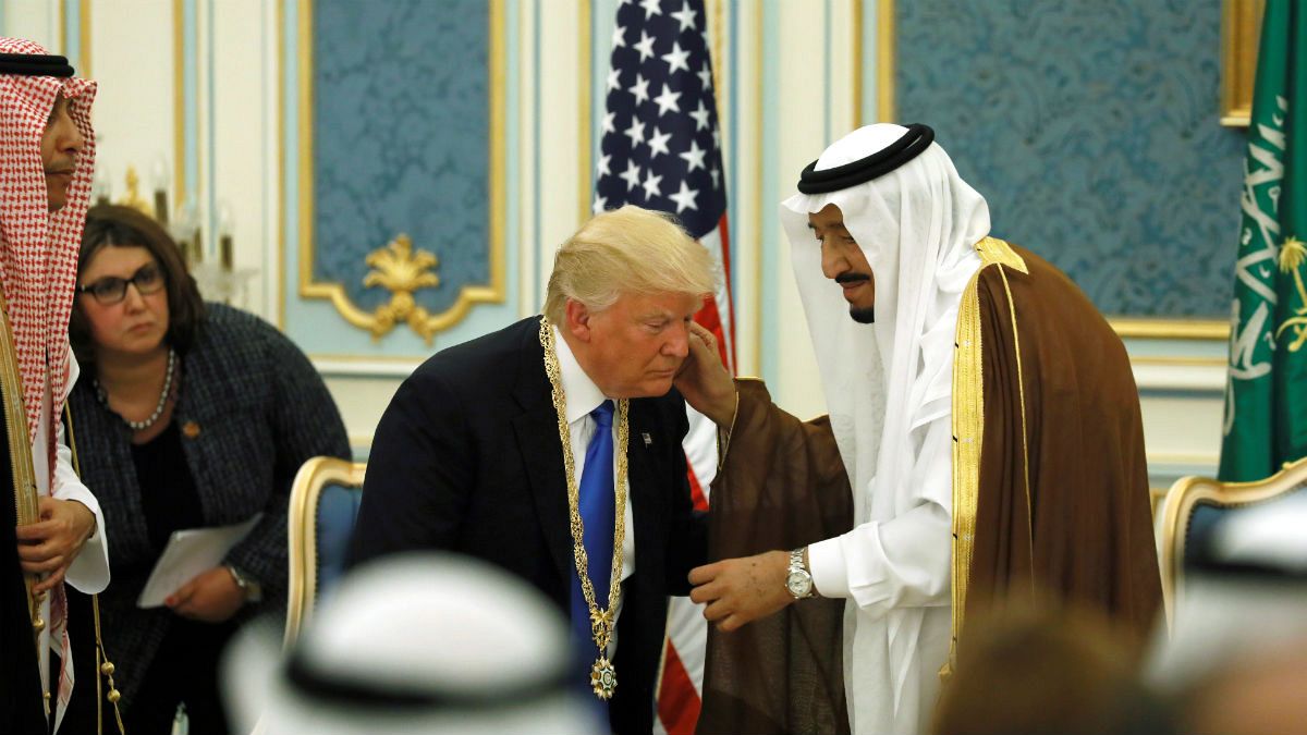 استقبال پادشاه عربستان از سیاست آمریکا علیه ایران