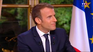 Macron : prima intervista tv dall'elezione