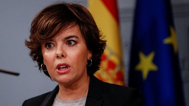 Santamaría fordert klare Antwort von Puigdemont Santamaría fordert klare Antwort von Puigdemont