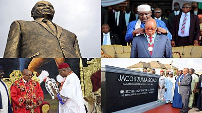 Nigerians fume over 'embarrassing' Jacob Zuma statue erected in Imo State