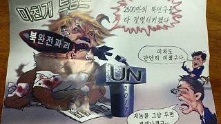 برگه‌های ضدترامپ 'کره شمالی با بالون' در سئول پخش شد