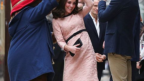 Paddington Bear works his magic on the Duchess of Cambridge