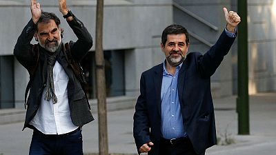 Detidos dois líderes catalães acusados de promoverem a revolta