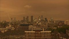Ophelia, Londra semalarını sarıya boyadı