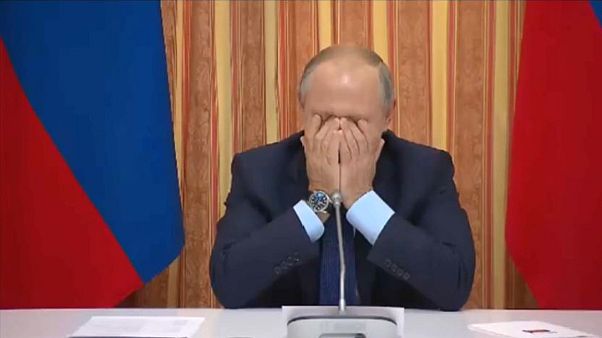 Putin laughs at minister's proposal to export pork to a Muslim-majority country Putin laughs at minister's proposal to export pork to a Muslim-majority country