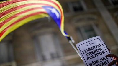 Piden la libertad de los independentistas catalanes encarcelados