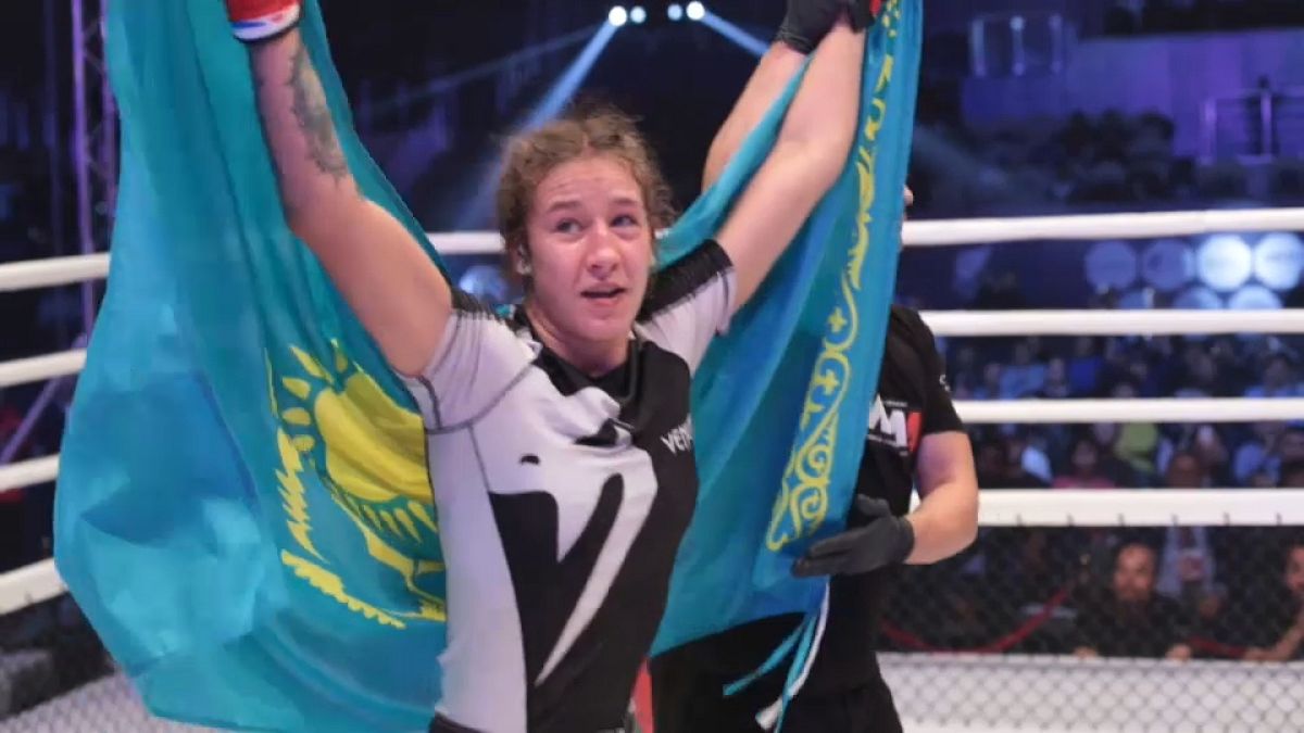 MMA fighters compete at world championships in Kazakhstan