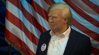 Tussauds Trump mit blonder Tolle