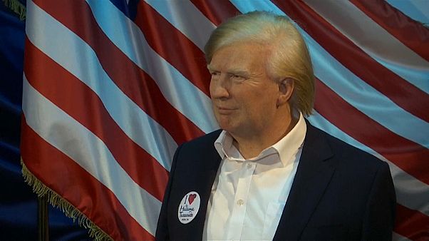 Una versión en cera de Donald Trump en Berlín Una versión en cera de Donald Trump en Berlín