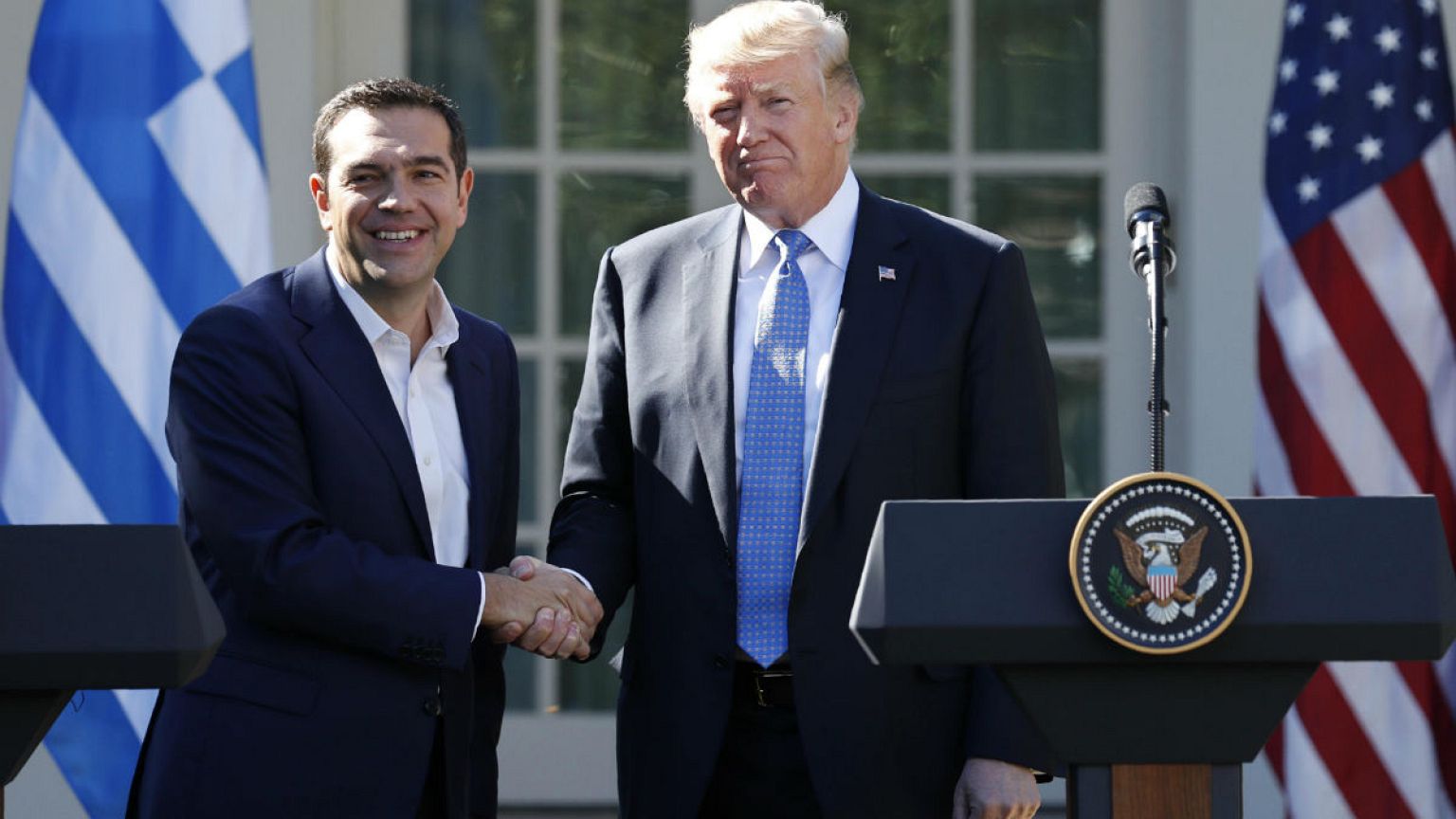 Trump y Tsipras, la "extraña pareja", en la Casa Blanca