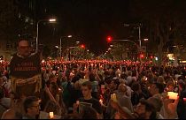200,000 protest in Barcelona