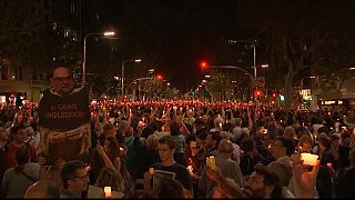 200,000 protest in Barcelona