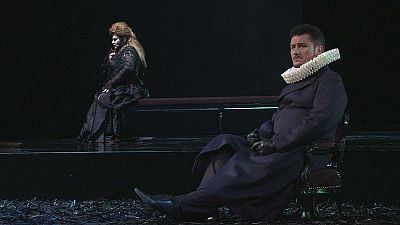 A ópera de Verdi no Grande Teatro do Liceu em Barcelona