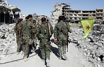 Raqqa : les chars de la coalition célèbrent la libération