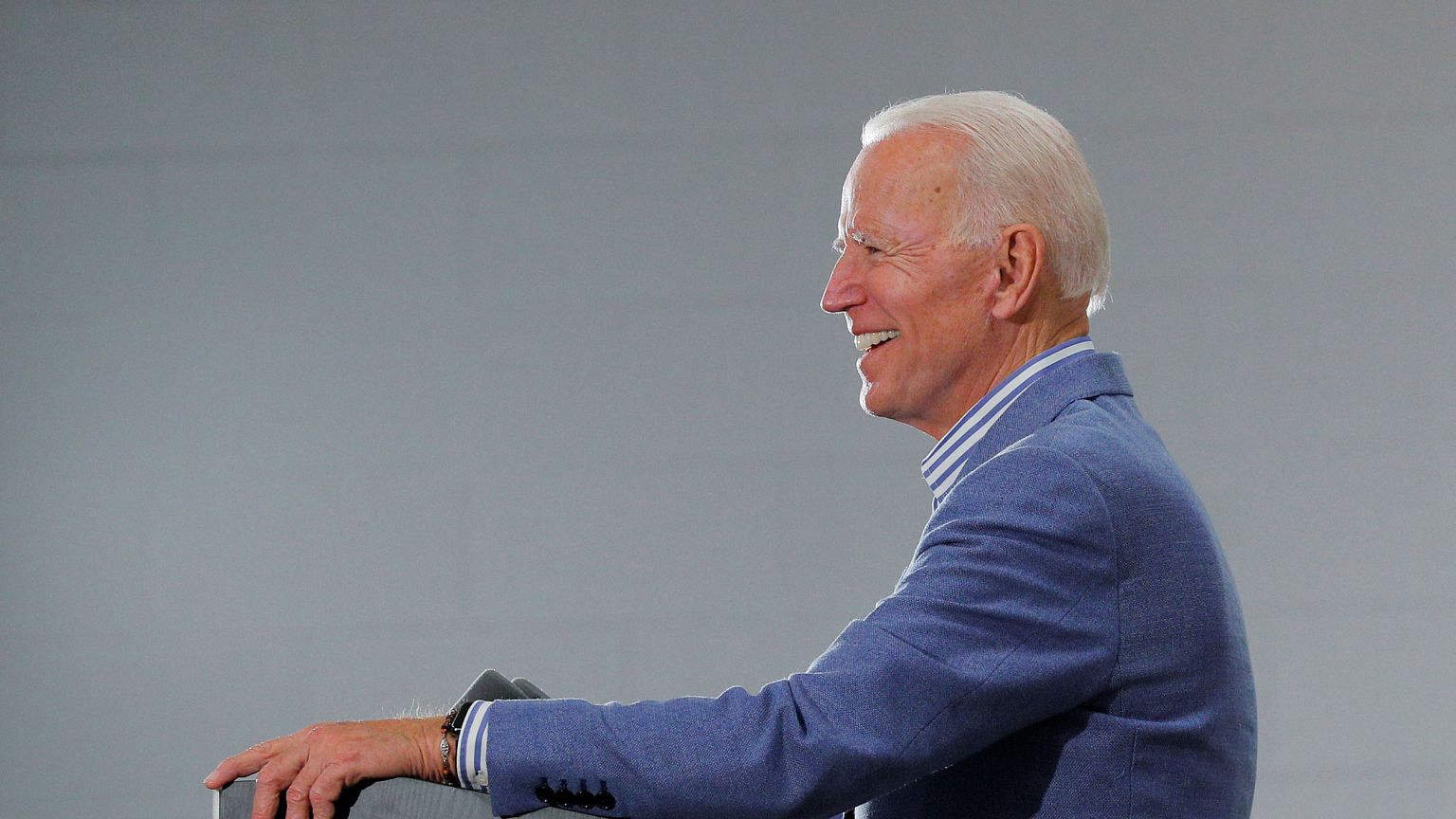 Image: Democratic 2020 U.S. presidential candidate Biden speaks in Concord