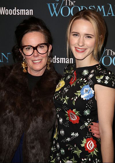 Kate Spade and her niece, "The Marvelous Mrs. Maisel" star Rachel Brosnahan in 2016.