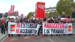 Nueva protesta en París contra la reforma laboral de Macron