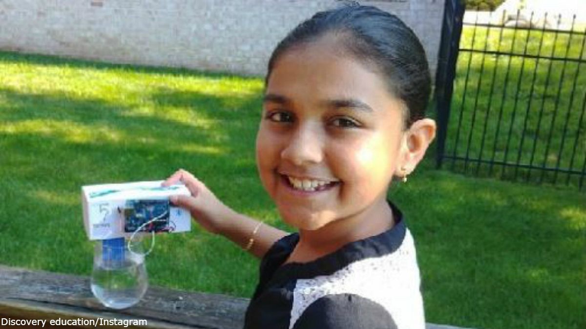 دختر ۱۱ ساله برترین دانشمند جوان آمریکا شد
