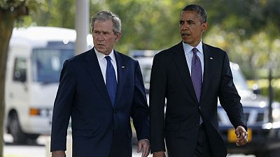 Trump not named as Bush and Obama denounce today's politics