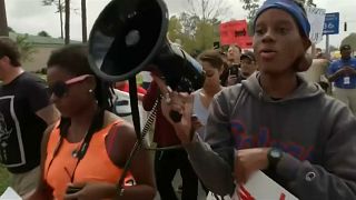 Αντιφασιστική διαμαρτυρία στη Φλόριντα