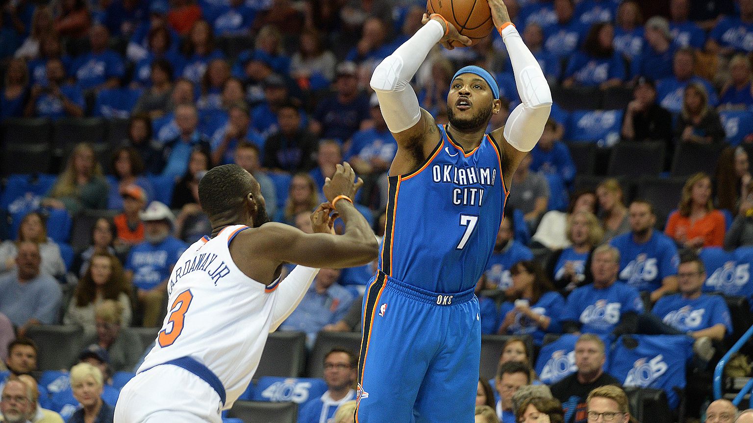 NBA : les débuts réussis de Carmelo Anthony