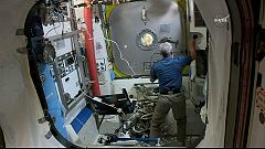 US-Astronauten beginnen Außeneinsatz an der ISS