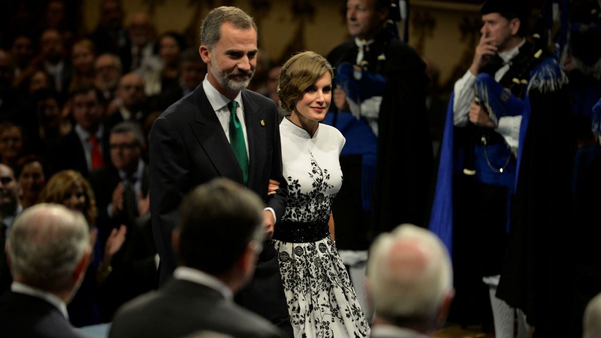 Spain's King Felipe makes political address at Princess of Asturias Awards