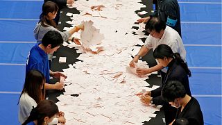 Japan: Shinzo Abe heads for big election win