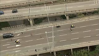 Des coureurs du marathon de Venise finissent sur le périphérique