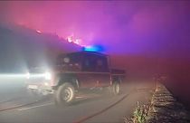 Incendio controlado en el norte de Córcega