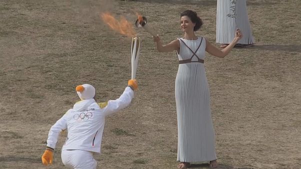 Olimpiyat ateşi için son prova tamam Olimpiyat ateşi için son prova tamam