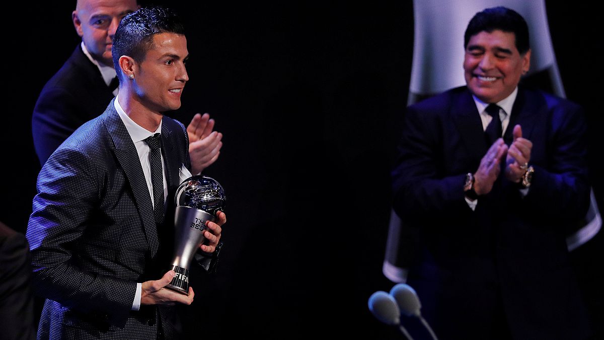 Christiano Ronaldo retains FIFA player of the year award