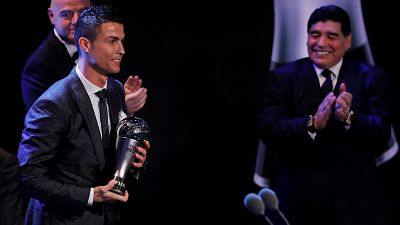 Christiano Ronaldo retains FIFA player of the year award