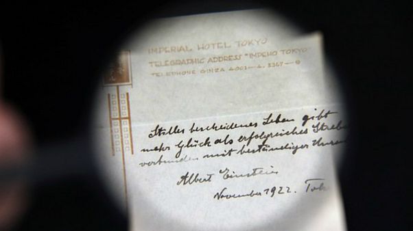 How to be happy, according to Einstein (without paying €1.3m) How to be happy, according to Einstein (without paying €1.3m)