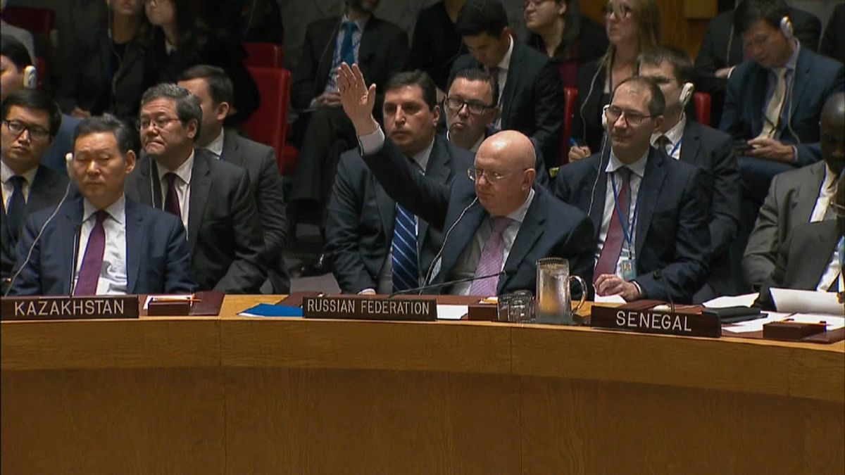 روسیه بار دیگر قطعنامه شورای امنیت برای تحقیق در مورد جنگ سوریه را وتو کرد