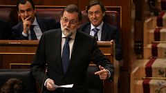 [Sesión completa] Rajoy dice que asumir las funciones autonómicas era la única opción posible en Cataluña