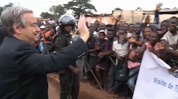Guterres salue "l'héroïsme" des Casques bleus en Centrafrique Guterres salue "l'héroïsme" des Casques bleus en Centrafrique