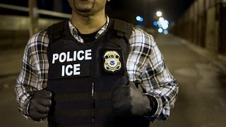 Image: Immigration & Customs Enforcement (ICE) Agents Work At Border Ahead